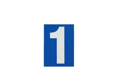 שלטי מספר PVC